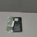 FNTCASE for iPhone 15 Pro Case: Military Grade Drop Proof Rugged Protective Cell Phone Cover with Kickstand & Built-in Protector | Matte Textured Shockproof TPU Hybrid Bumper Cases (Black)