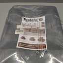 Toolola Large Storage Baskets for Shelves 3 Packs, Fabric Storage Bins for Shelves with Handles, 16.1'' L 12.2'' W  8.2'' H Collapsible Baskets for Organizing Clothes, Toy, Grey