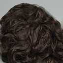 Rugelyss Long Wavy Wigs 28 Inches Natural Dark Brown Synthetic Kinky Curly Hair Wig for Women or Cosplay(dark brown)