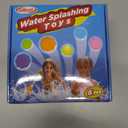 Splash Water Flying Discs in 6 Bright Colors, Disc Water Toys with Portable Mesh Bag, Fun Pool, Beach Toys & Games for Kids and Toddler