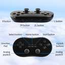 OSTENT Wired Classic Controller Gamepad Joystick for Nintendo Wii Remote Console Video Game Color Black
