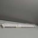 100% Privacy L-Shaped Blades Mini Blinds for Indoor Windows 1" Vinyl Cordless Window Blinds for Home, 39" W  48" H - White