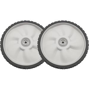 2pcs 490-325-0023 11 x 1.75 in Universal Plastic Wheel for MTD, Craftsman, Toro