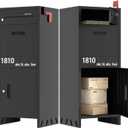 Package Delivery Boxes for Outside, Custom Address Stickers Parcel Drop Boxes with Lock, Package Drop Boxes for Outside is Waterproof, Parcel Drop Box for Porch, Installation required(14.5*17.5*43 in)