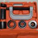 RACOONA Ball Joint Removal Tool Kit,Ball Joint Press,Car Accessories Ball Joint Separator Tool,Bushing Press Kit with 4x4 Adapters,U Joint Press and Removal Tool for Most 2WD/4WD Cars and Light Trucks