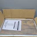 HCHQHS Adjustable 6 Tier Open Bookcase, Rustic Farmhouse Book Shelves, Industrial Wood and Black Metal Bookshelves, Mid Century Bookcase for Home Office Living Room Bedroom