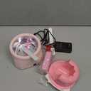 Yokilly Nail Soaking Bowl Heated: 50% Faster Nail Soak off Bowl for Women Nail Beginner - Electric Manicure Nail Bowl for Home Salon (Pink)