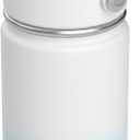 OISIZ Kids Water Bottle with Straw Lid 14oz, Vacuum Insulated 316 Stainless Steel Water Bottles for Kids for School, Leakproof Water Bottle, BPA Free and Keep Cold for 24 Hours (white blue)