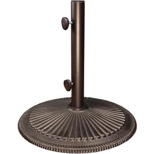 Treasure Garden 50 LB Classic Market Umbrella Base (Bronze Finish)