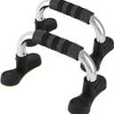 Steel Push Up Handles for Floor, Portable Push Up Stands with Non-Slip Grip, Angled Incline