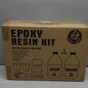 Epoxy Resin - Ultra-Gloss 1 Gallon Kit, Crystal Clear, Self-Leveling, UV & Impact Resistant Resin Kit for Art, Jewelry, Tables & Countertops, Easy 1:1 Mix, DIY Crafts