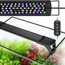 QZQ LED Aquarium Light, 30W Fish Tank Light with 24/7 Lighting Mode, Timer, DIY Mode, Adjustable Brightness, Full Spectrum Aquarium Plant Light with Extendable Brackets for 24-29 Inch Fish Tank