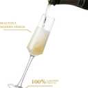 Champagne Flutes Glass Set of 2, Crystal Champagne Glasses 7OZ