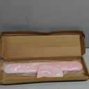 Gel Keyboard and Mouse Wrist Rest Set Pink Clear Wrist Rest for Computer Keyboard 60%/68%/75%, Comfort & Support for Typing and Gaming