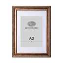 ArtXO 11x14 Antique Bronze Picture Frame, 2.4" Wide Ornate Wood, Wall Decor
