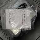 36 Inch Wall Mount Range Hood 700 CFM Ducted Vent Hood, Tempered Glass & Stainless Steel Filters - Gesture Sensing & Touch Control, 3-Speed, 2 LED Lights (Black Panel)