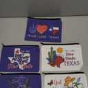Reginary 6 Pcs Texas Cosmetic Bag Souvenir Gifts California Makeup Bag Florida Souvenir Gifts Zipper Pouch for Women Traveler Party Favors