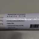 Watercolor Decorative Window Film Floral, Reusable No Adhesive Fall Window Film Cling Privacy for Glass Window Door, Warm Pumpkins 16.93"X39.37"