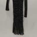  Womens Long Sleeve Sweater Dress Sexy  Dresses  Ladies  (Small, Black)