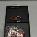 Compatible with Toyota Key fob Cover Leather Toyota Keychain Holder case Protector Avalon Camry TRD Corolla Highlander Prius Prime RAV4 Prime CHR Accessories (Brown)