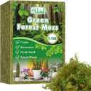 Halatool 1.1LB Green Moss for Potted Plants, 25QT Orchid Moss Potting Mix, Forest Moss for Indoor Plants, Indoor Potting Plant Moss for Repotting Terrariums Garden Reptiles