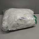 KKJIAF Ivory Velvet Tablecloth 60 x 84 Inch, Retro Farmhouse Ruffle Oblong Tablecloth Washable Table Cover for Wedding Buffet Parties Baby Shower Kitchen Decoration