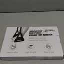 Airplane Foot Hammock, No Collapse Foot Rest for Plane Travel with Extended Adjustment Strap, Portable Desk Foot Hammock with Thickened Foam, Foot Sling Travel Essentials to Relax Your Feet (1 Pc Black)