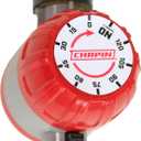 Chapin 41004: Mechanical Water Timer, Up to 120 Minutes of Watering, for Lawn and Gardens, Fits Standard Garden Hoses, Red/Gray