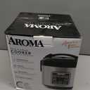 AROMA Digital Rice Cooker, 4-Cup (Uncooked) / 8-Cup (Cooked), Steamer, Grain Cooker, Multicooker, 2 Qt, Stainless Steel Exterior, ARC-914SBD