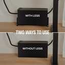 Extra Large Cable Management Box, Wood Cord Hider Box & Organizer for Power Strip, TV Wires & Desk Cable Storage