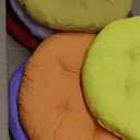 6 Pcs Round Floor Pillows Cushions Flexible Seating Cushion Classroom Furniture Floor Pillow for Kids Adults Home Daycare Preschool Yoga Meditation Gift (Rainbow Color)