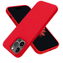Designed for iPhone 14 Pro Case, Silicone Shockproof Slim Thin Phone Case for iPhone 14 Pro 6.1 inch (Red)