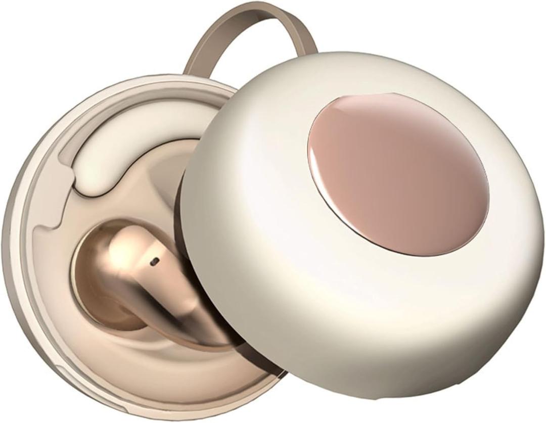 New Ear Hook Women's Bluetooth Wireless Headphones with High Sound Quality, Noise Reduction, Fashionable Sports Earrings, Earrings and Headphones. Two Uses in One