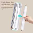 EasyCutter- The Premium Effortless Cling Film Dispenser for Every Kitchen by COZYTO (Amazing Gray)