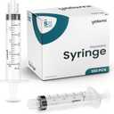 5mL Luer Lock Syringe (No Needle) | Sterile & Individually Wrapped | Professional, Industrial & Personal Use | 100 Pack | Yalomi