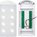 Upgraded W11527432 Refrigerator Led Light Replacement Fit for Whirlpool Maytag Amana Fridge, Refrigerator Light Assy Module Replaces W11387579 W11333374 W11042554 WRF555SDFZ11 WRX735SDHZ02