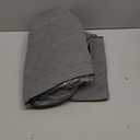 combocube Comforter Storage Bag, Zippered Bag with Large Clear Window and Carry Handles, Space Saver Organizers for Closet, Blanket, Pillow, Quilt, Bedding, Clothes (2Pcs Grey Large)