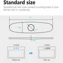 Sink Hole Cover, Escutcheon Plate Stainless Steel Deck Plate for 1 or 3 Hole Bathroom or Kitchen Sink Faucet Mixer Tap 10" Brushed Nickel