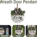 Spring Summer Decorations Wreath Welcome Home Sign for Front Home Door Decorations Outside All Seasons