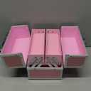 FRENESSA Makeup Train Case 8.85 Inch Portable Makeup Case Organizer Cosmetic Box Make Up Box Makeup Organizer Cosmetic Storage Cases with Locking Nail Kit Organizer Small Travel Case Mermaid Pink