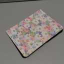 Compatible with iPad Case iPad Air 7th/6th 11" 2025/ iPad Air 5th/4th Gen 10.9" - Folio Cute Cover - with Flower Art Design for Women Girls - Leather Pink White Red Floral Wildflower