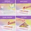 NATIONAL GEOGRAPHIC Marbling Paint Kit for Kids - Create 12 Sheets of Marble Art with Paints & Water, Painting Arts and Crafts Kit (Amazon Exclusive)