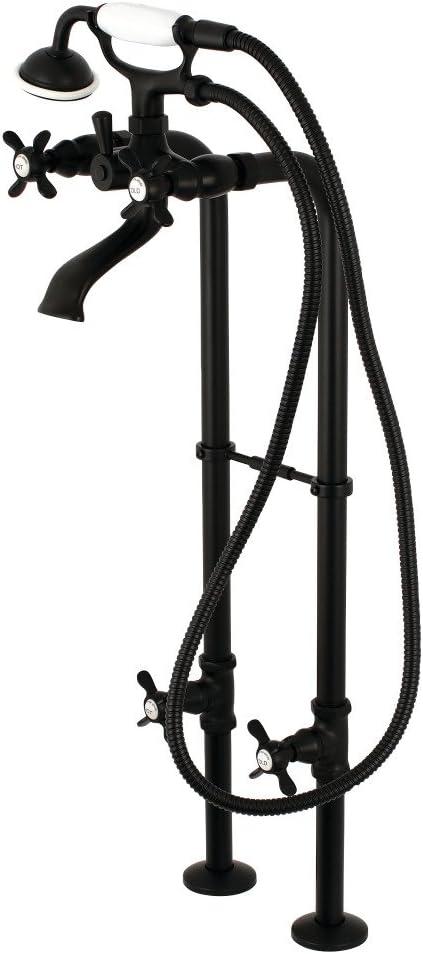 Kingston Brass CCK285K0 Kingston Tub Faucet, 32-5/8 Inch Length, Matte Black