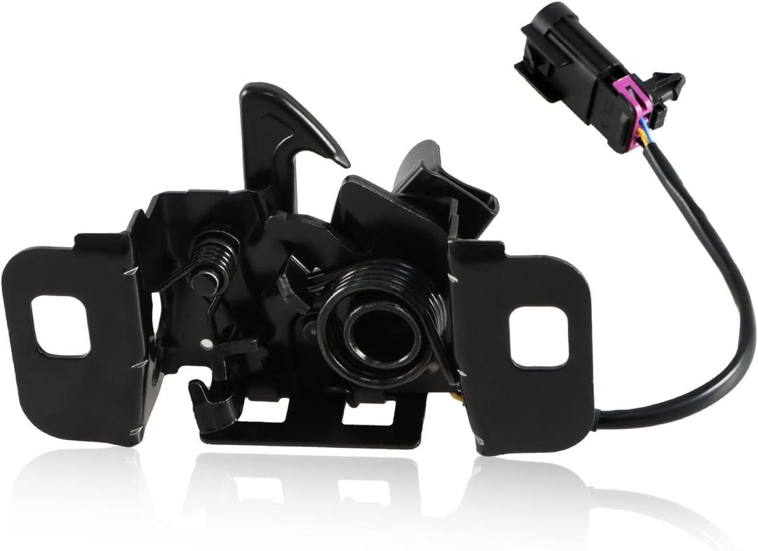 Engine Hood Latch Hood Primary & Secondary Latch Assembly Compatible with 2012-2016 Cadillac SRX Replace# 19420623 22788642