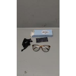 Gaoye Blue Light Blocking Glasses Women/Men, Fashion Round Cateye Frame UV Ray Filter Computer Gaming Glasses (*1-tea Leopard/Transparent Lens)