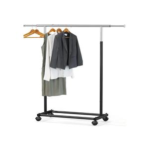 Simple Houseware Standard Rod Garment Rack, Black