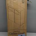 Whitmor Extra-Wide Clothes Closet, 60 with, White Cover