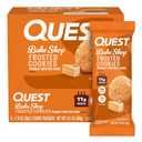 Quest Nutrition Frosted Protein Cookies Twin Pack, Peanut Butter Flavored, 1g Sugar, 11g Protein, 2g Net Carbs, Gluten Free, 16 Cookies