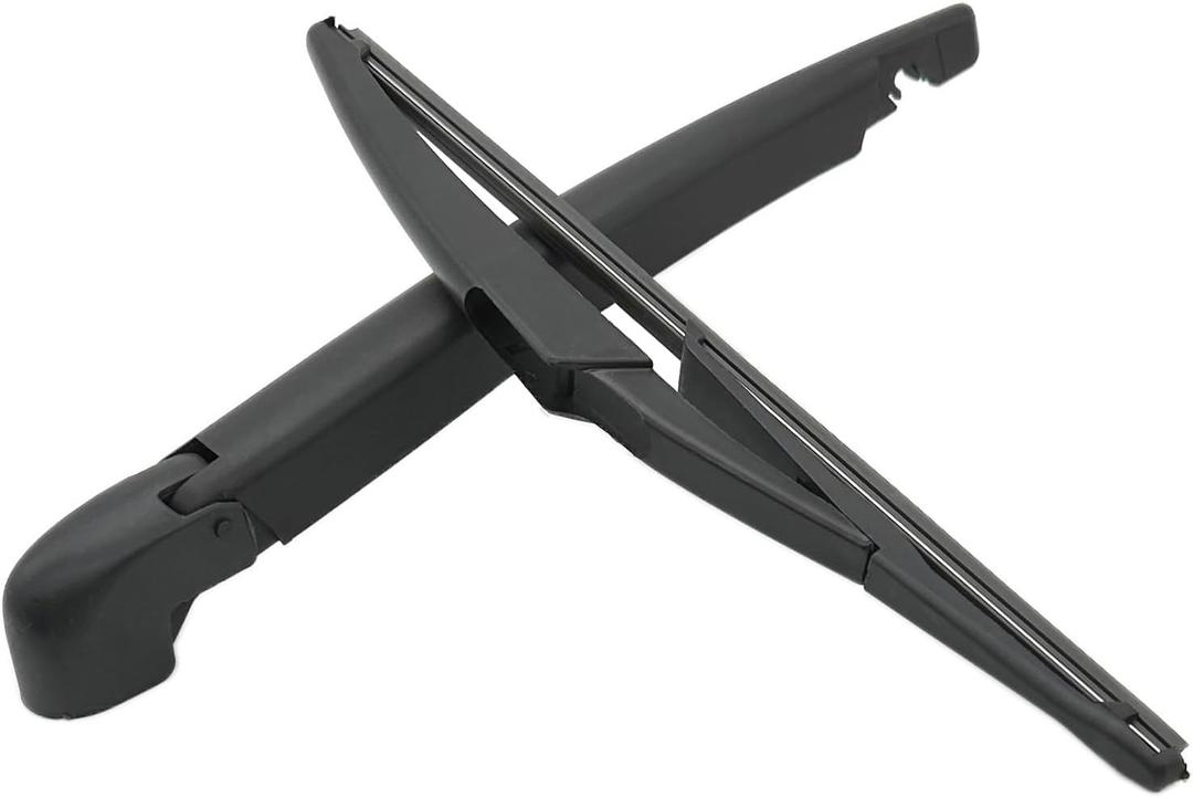 Rear Windshield Wipers Blade Arm Set for FIAT 500 2012-2019 Back Glass Wiper Arm Blade Replacements All Seasons Fit, Replacement OE: 68079869AA 68079870AA