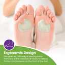 Premium Dancers Pads for Ball of feet Pain - Sesamoiditis Pads - Made in USA - 1/4" Thick Adhesive Skived Felt - 12 Pieces - Right Foot